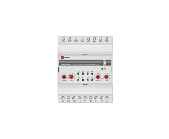 713597 - EKF Контроллер АВР на 2 ввода с секционированием AVR-3 PROxima rel-avr-3 (3)