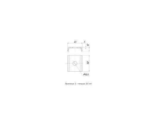 699787 - EKF STRUT-пластина 1 отверстие stp1 (3)