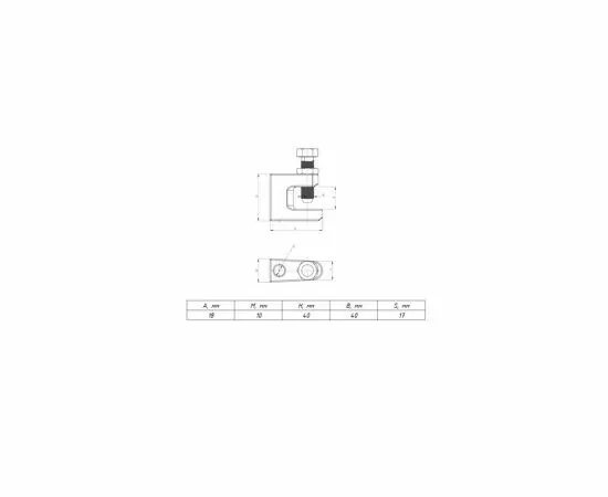729168 - EKF Струбцина монтажная М10 SM10 (3)
