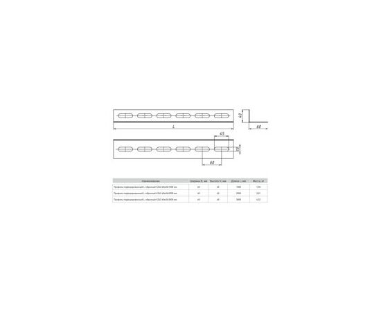 729198 - EKF Профиль перфор. L-образный К242 60х40х2000мм ppl6040-2-2 (3)