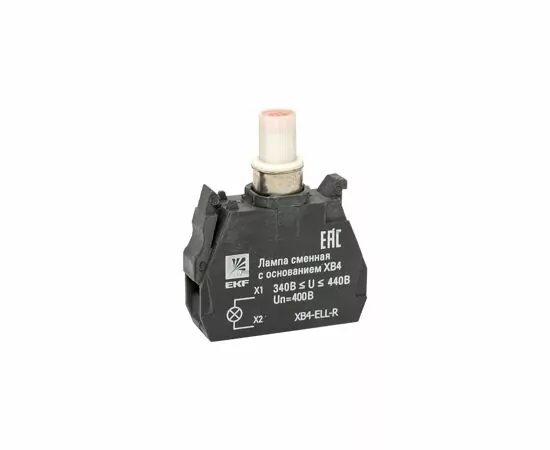 730240 - EKF PROxima Лампа сменная c основанием XB4 красная 400В (2)