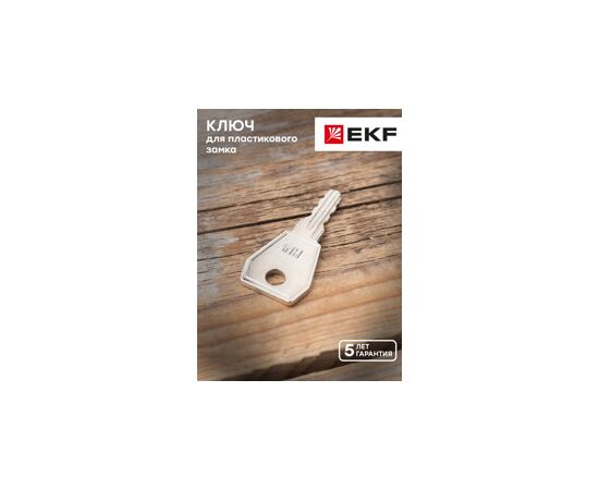 731530 - EKF PROxima Ключ для пластикового замка к ЩРН (арт. lock-shrn-ip31) (10!) key-4 (3)