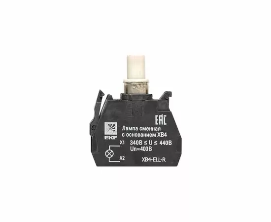 730240 - EKF PROxima Лампа сменная c основанием XB4 красная 400В (5)