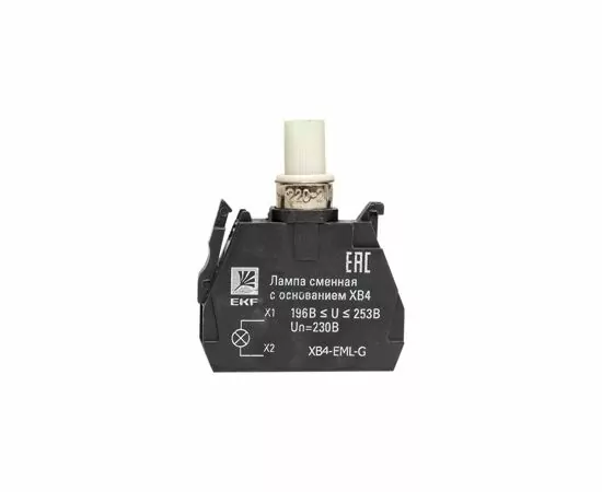 730235 - EKF PROxima Лампа сменная c основанием XB4 зеленая 230В (5)