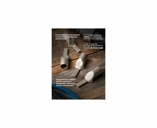 728866 - EKF Наконечник штифтовой медный луженый НШМЛ-95-9-25 (10шт, цена за 1шт) nshml-95-9-25 (4)