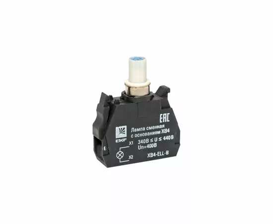 730243 - EKF PROxima Лампа сменная c основанием XB4 синяя 400В (2)
