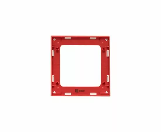 769011 - EKF Стокгольм рамка 1 мест. белая с линией цвета красный (PC) EXM-G-304-20 (6)