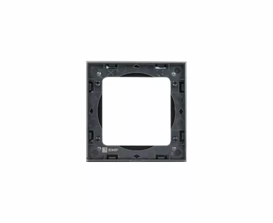 769052 - EKF Стокгольм рамка 1 мест. металл. черная  EZM-G-302-10 (5)
