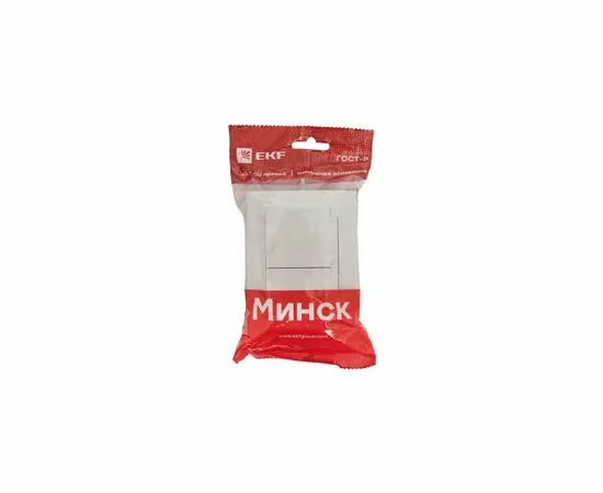 770237 - EKF Минск роз. СУ 2 мест. 16А (земля, крышка, шторки) белая IP44 ERR16-129-200-44 (5)