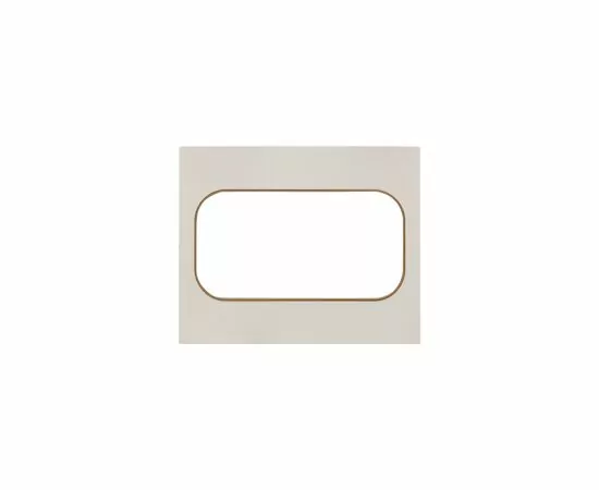769022 - EKF Стокгольм рамка для розетки 2 мест. белая с линией цвета шампань (PC) EYM-G-305-20 (2)