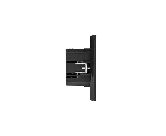 769050 - EKF Стокгольм мех. роз. СУ USB 2 мест. 2,1А черный автоклеммы (корпус PC) EZR16-028-10-2USB (10)
