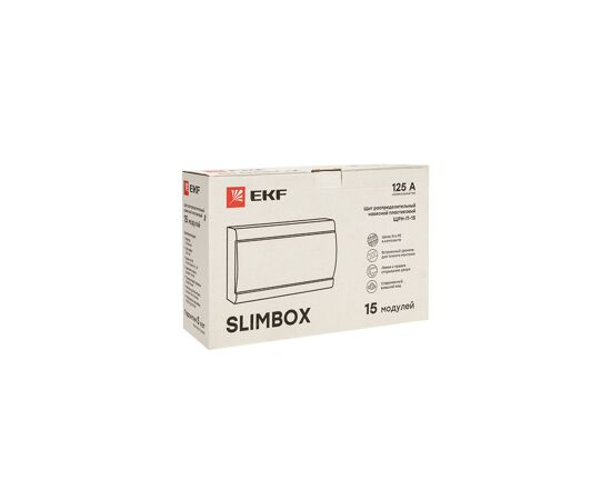 807651 - EKF щит распред. пластик ЩРН-П-15 SlimBox навесной белый IP41 PROxima sb-n-15w (4)