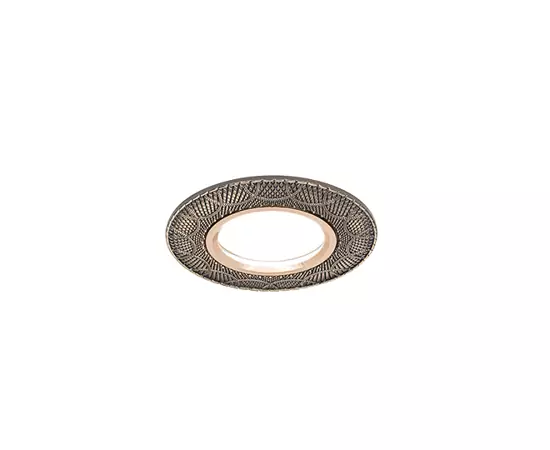 496419 - Gauss CA027 св-к встр. MR16 Круг антик узор 85(60)x27 Бронза (2)