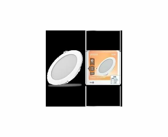 784724 - Gauss св-к встр. св/д даунлайт круг упр. димм. 16W(1500lm) 2700К 2K 105x35 Wi-Fi Smart Home 2020122 (2)