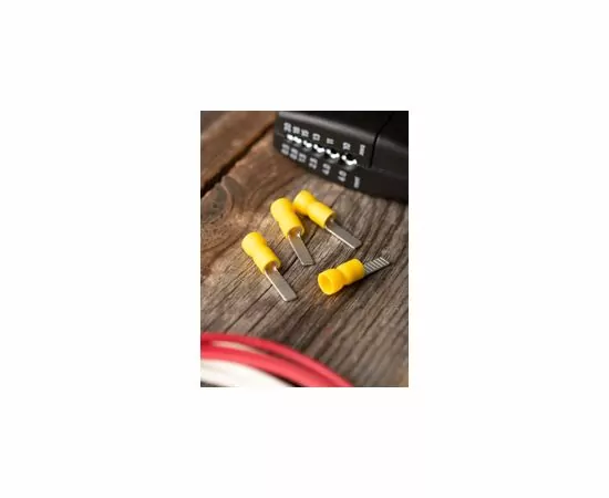 617700 - EKF Наконечник штыревой круглый изол. НШПИ 2.5-6.0 желтый (уп.5шт, цена за уп) nshpi-2.5-6.0r (9)