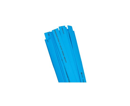653714 - EKF термоусадка трубка ТУТ 10/5 синяя в отрезках по 1м (уп.50м, цена за 1м) tut-10-g-1m (2)