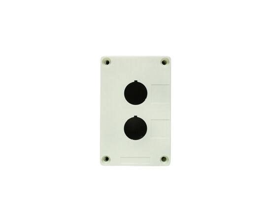424310 - EKF Корпус КП102 пластиковый 2 кнопки белый (1/5) (4)