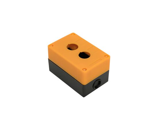 458909 - EKF Корпус КП102 пластиковый 2 кнопки желтый cpb-102-o (7)