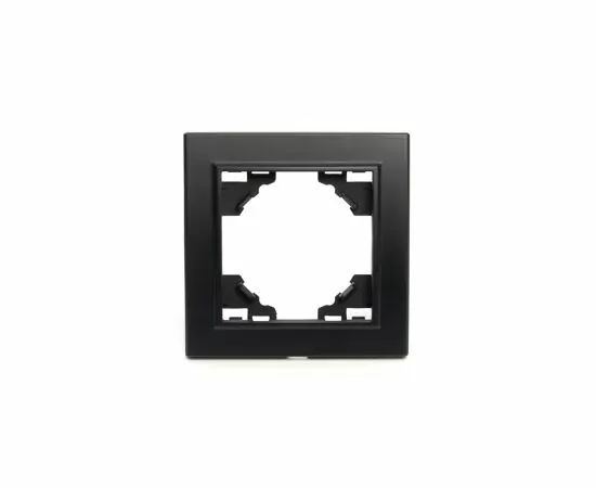 813262 - Stekker Эрна рамка СУ 1мест. черный PFR00-9001-03 39625 (2)