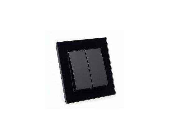 814339 - STEKKER Катрин выкл. СУ 2 кл. 10A черный, рамка стекло GLS10-7004-05 39506 (3)