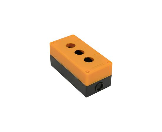 458910 - EKF Корпус КП103 пластиковый 3 кнопки желтый cpb-103-o (7)