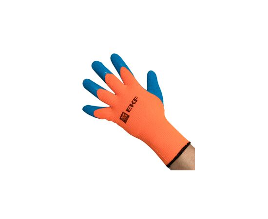 819260 - Перчатки рабочие ПРОФИ ЗИМА с рельефным латексным покрытием утепленные (10кл, 10 р) EKF Professional (6)