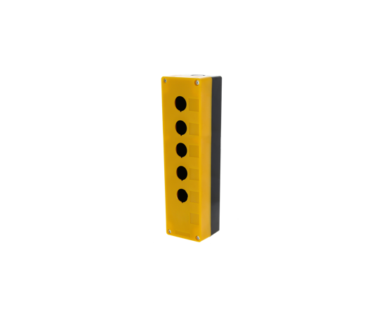 458912 - EKF Корпус КП105 пластиковый 5 кнопок желтый cpb-105-o (5)