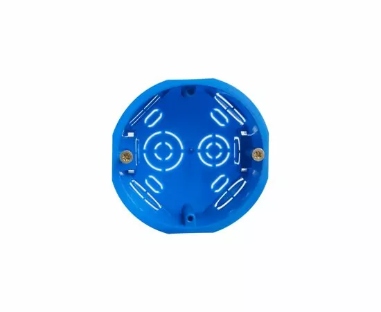 825853 - Stekker Подрозетник для сплошных стен, синий (с инд. стикером), 68x68x45 EBX20-01-2 39855 (3)