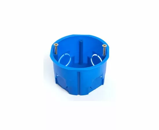 825853 - Stekker Подрозетник для сплошных стен, синий (с инд. стикером), 68x68x45 EBX20-01-2 39855 (2)