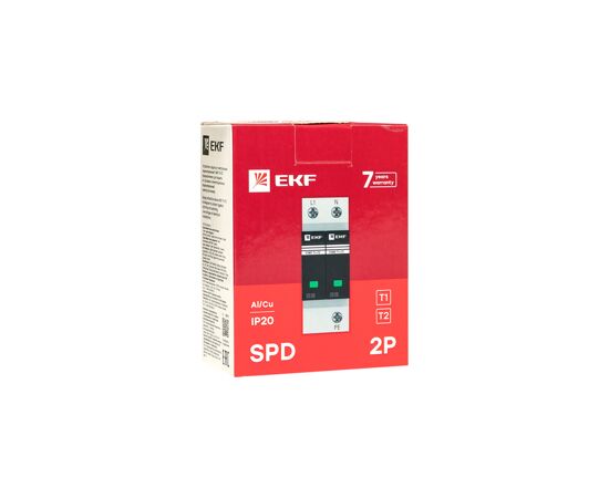 829359 - EKF PROxima устройство защиты от импульс перенапряж Т1+Т2 Iimp 12.5kA In 20kA 275V 1+1 OV12-11-505 (3)