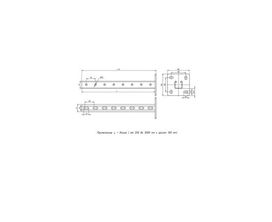 699773 - EKF STRUT-стойка 41х41мм, осн. 500 мм sts414150 (3)