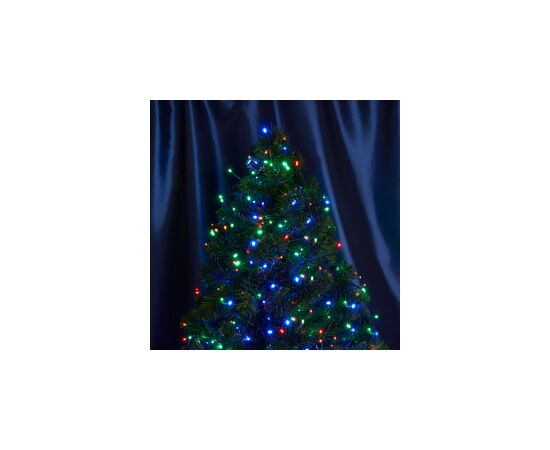 833919 - Feron Гирлянда-нить 500LED мульти 10м., 30w 230V зелен.шнур 2м (с контролером) IP20  CL09 48179 (2)