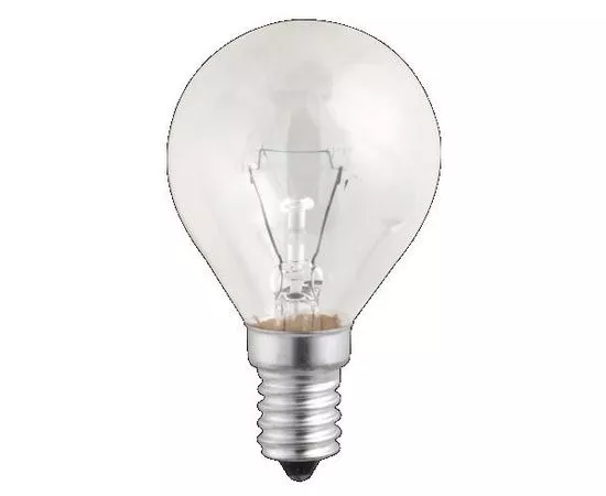 165945 - Лампа накаливания JAZZWAY P45 E14 40W шар прозрачная (1)