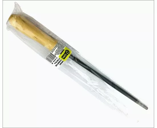 729593 - 3-ON Напильник с деревянной ручкой №2, круглый, 200 мм, 04-08-200 (1)