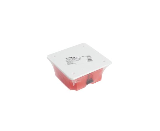 836208 - Stekker Коробка монтажная для полых стен с крышкой IP20 красный 92x92x45 EBX30-02-1-20-92 49007 (6)