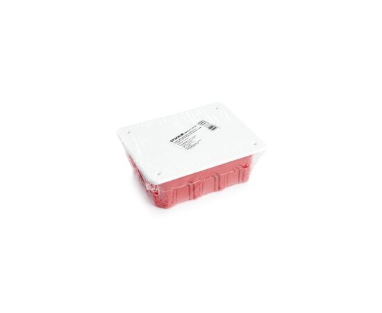 836203 - Stekker Коробка монтажная для сплош. стен с крышкой IP20 красный 120x92x45 EBX30-01-1-20-120 49005 (4)