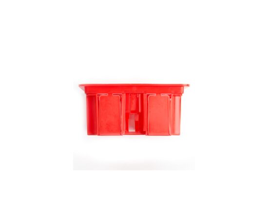 836205 - Stekker Коробка монтажная для сплош. стен с крышкой IP20 красный 92x92x45 EBX30-01-1-20-92 49004 (5)
