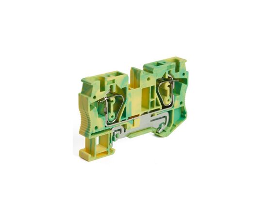 850993 - Stekker зажим самозажимной 2-х проводный ЗНИ 6 мм2, 52А LD552-3-60 (JXB ST 6) желто-зеленый 39961 (5)