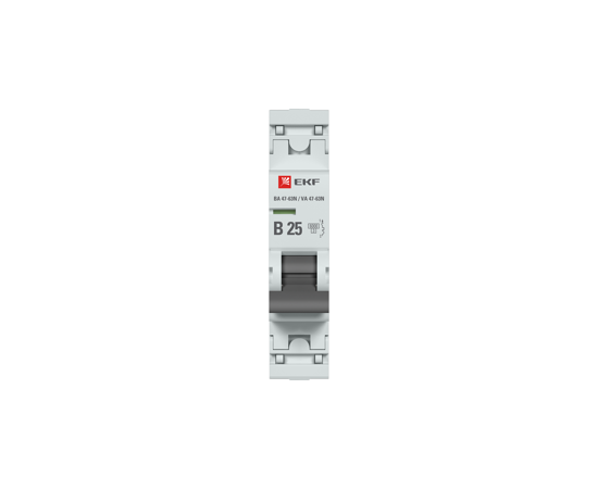 841282 - EKF автоматический выкл. ВА 47-63N 1P 25А (B) 6кА PROxima M636125B (2)