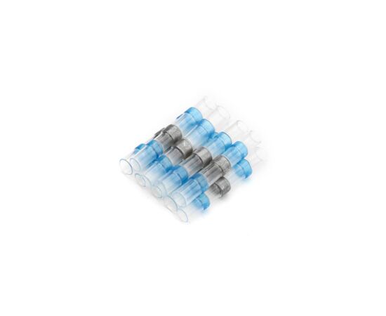 865450 - STEKKER гильза термоусаж с припоем ГСИ 1,5-2,5мм2 27A, прозрач/голубой (уп.100шт, цена за шт) 49158 (4)
