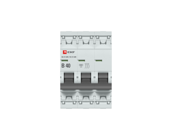 841321 - EKF автоматический выкл. ВА 47-63N 3P 40А (B) 6кА PROxima M636340B (2)