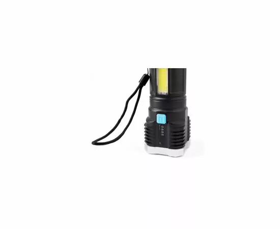 864163 - Ultraflash фонарь ручной LED51525 (акк. 4V 0.4Ah) 4LED+COB 3W, черн/пласт, 4 реж, micro-USB, бокс (4)