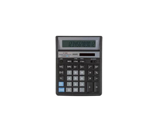 868293 - Калькулятор настольный ПОЛН/Р Attache AF-888,14р,дв.пит,204x158мм,черный Арт.1572676 (3)