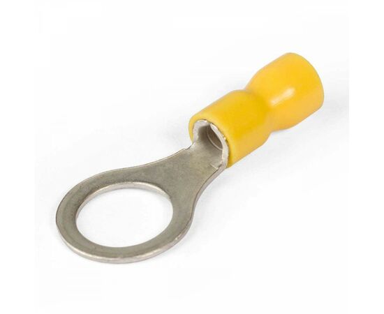869303 - КВТ наконечник кольцевой изолированный НКИ 6,0-4 желтый (уп.100шт, цена за шт) 47480 (1)