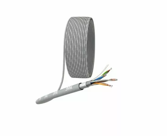 873743 - ЭРА SIMPLE кабель витая пара F/UTP (FTP) 4х2х24 AWG Cat5e CCA, 305м (цена за м) (1)