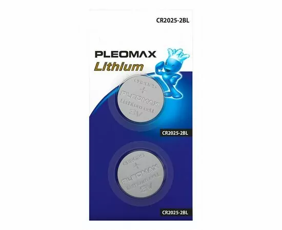 876544 - Э/п Pleomax Lithium CR2025 2BL 61070 (1)