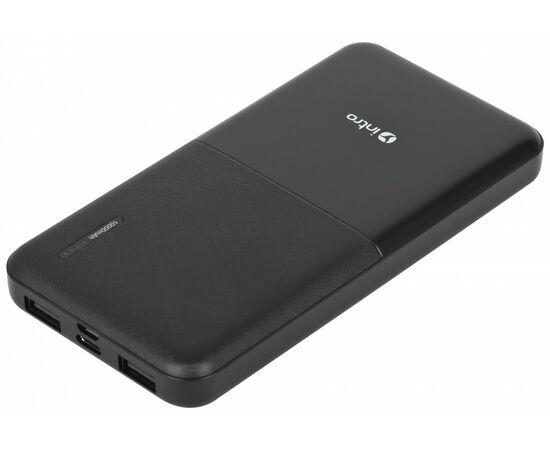 887061 - Intro USB зарядки для мобильных устройств ZX10 Power bank 10000mAh, microUSB, Type-C, черный 55899 (1)