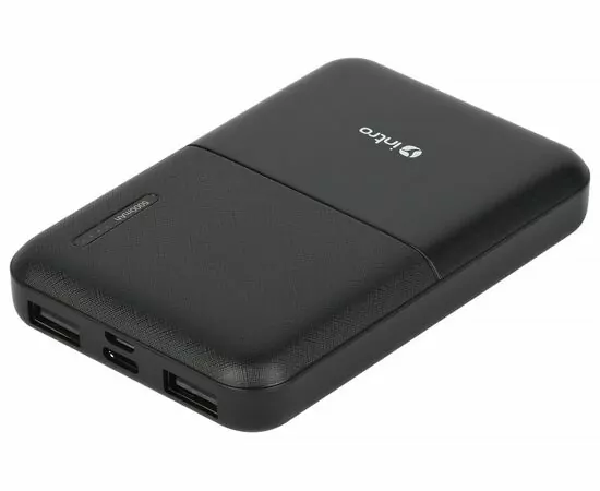 887063 - Intro USB зарядки для мобильных устройств ZX50 Power bank 5000mAh, microUSB, Type-C, черный 55896 (1)