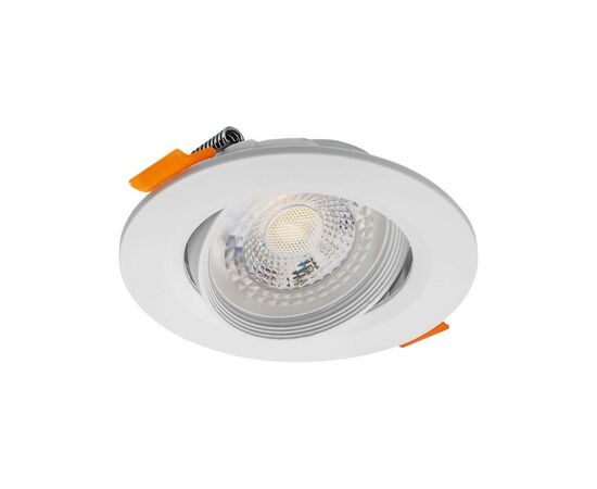 887513 - Luminarte св-к св/д точечный LDL01 7W(560lm) 3000K 2K IP40 90x32 круг поворот белый LDL01-7W-R-3К (1)