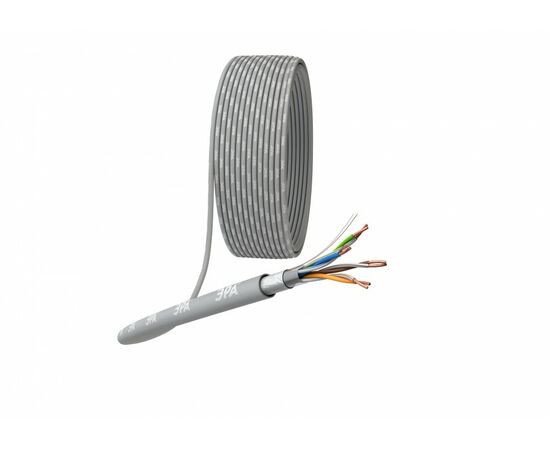 888085 - ЭРА кабель витая пара F/UTP (FTP) 4х2х24 AWG Cat5e CU, 305м (цена за м) (1)